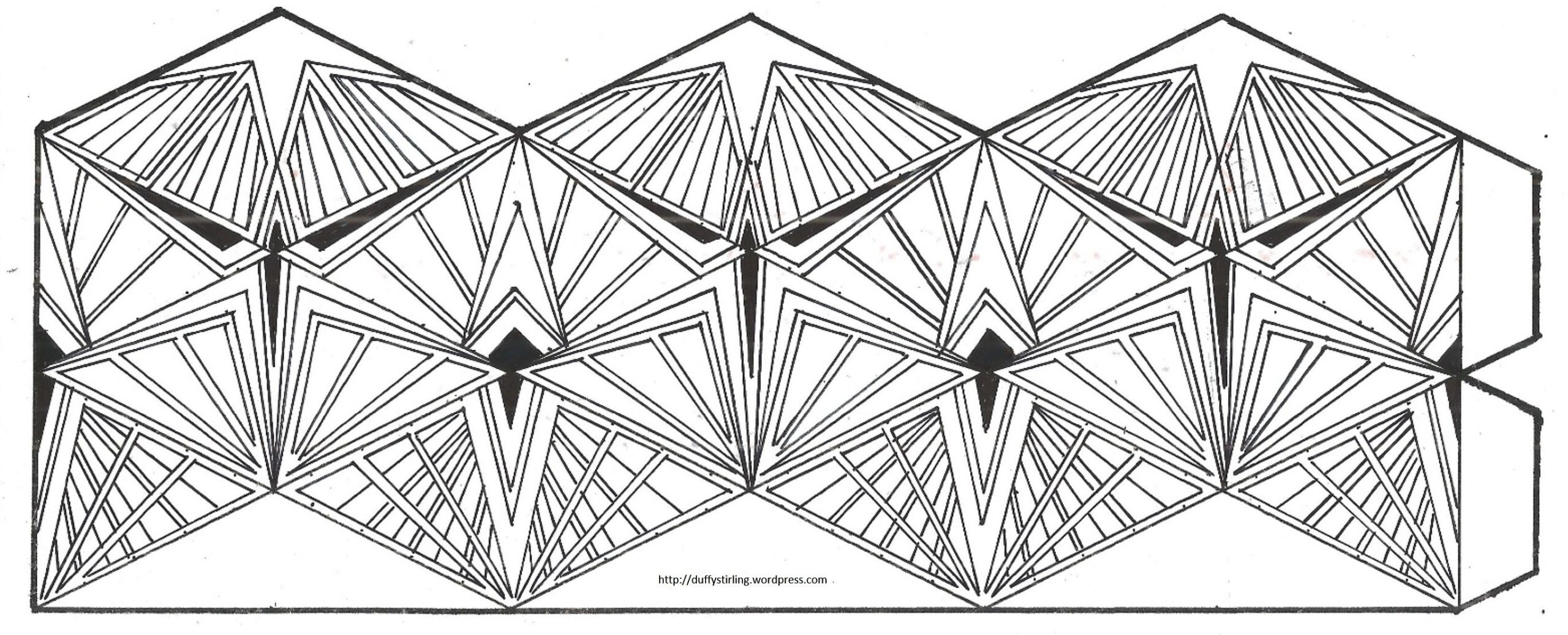 Printable Flextangle Template Patterns