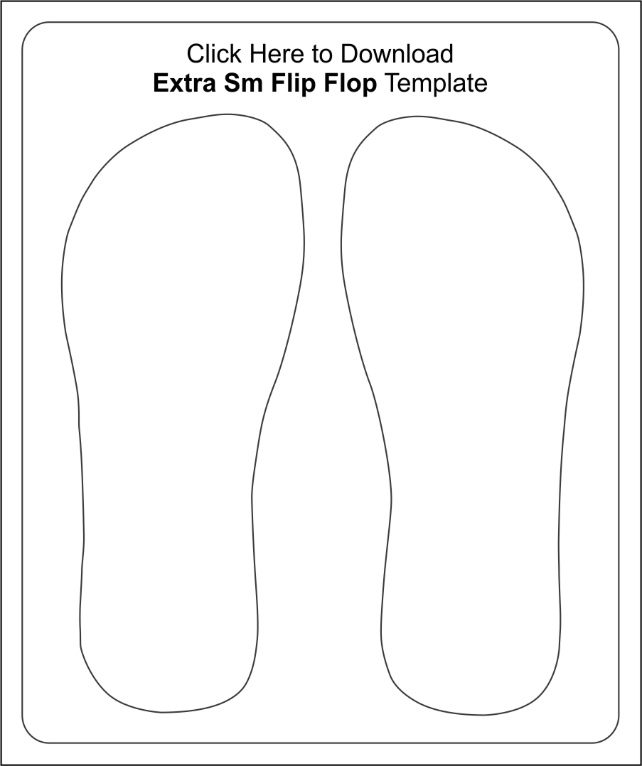 Flip Flop Templates For Download 