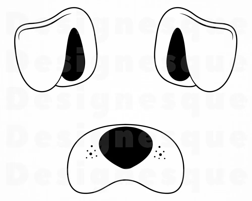 Floppy Dog Ear Template Printable