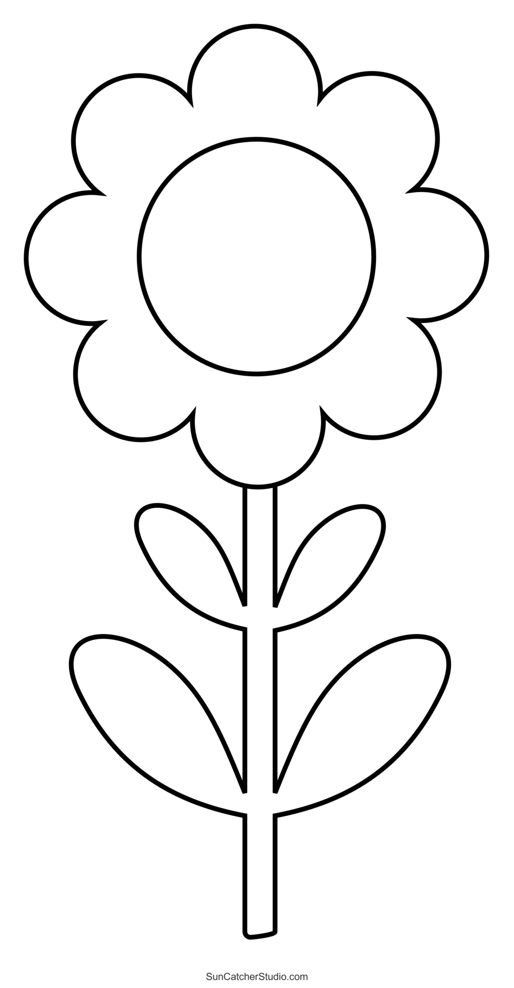 Flower Templates Patterns SVG Files Printable Stencils DIY Projects Patterns Monograms Designs Templates
