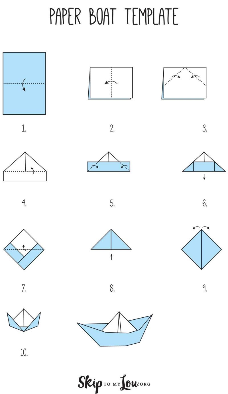 Fold A Paper Mayflower Ship Free Printable Origami Paper Origami Easy Paper Boat Folding