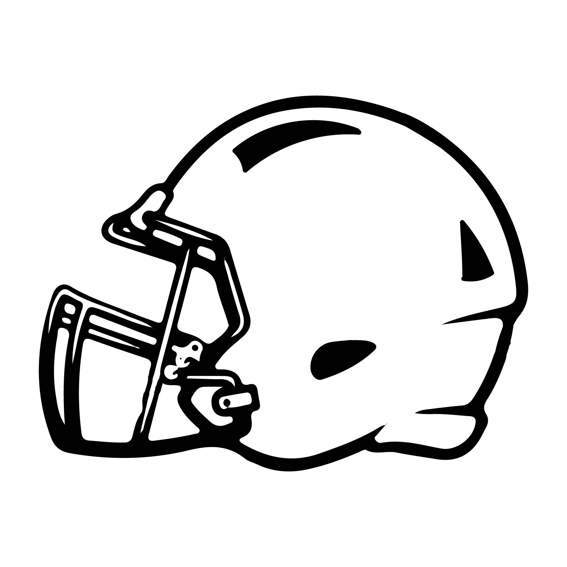 Free Printable Football Helmet Template