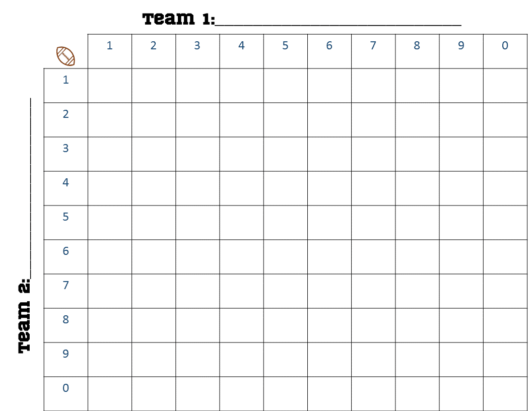 Free Printable Football Templates
