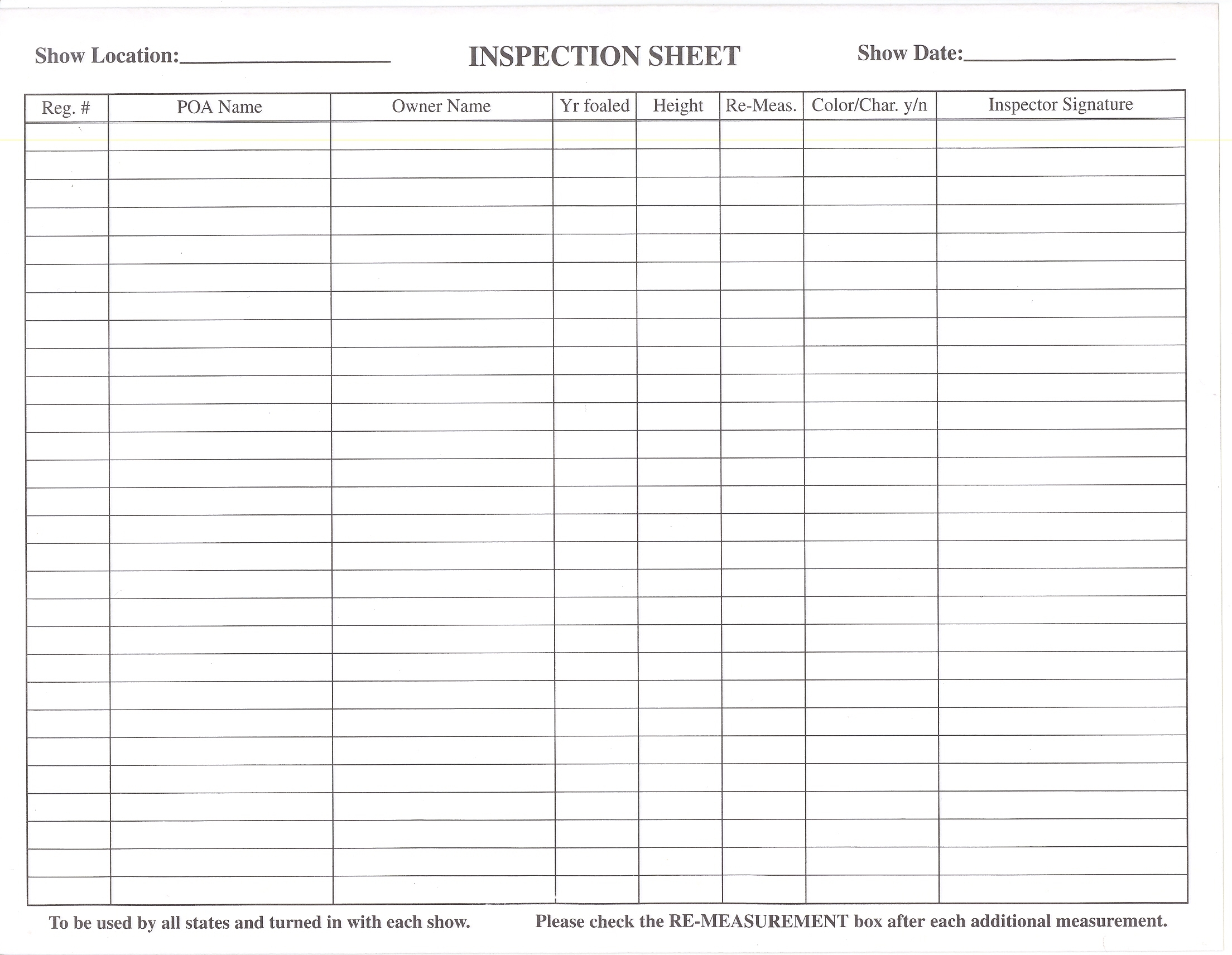 Printable Judges Score Sheet Template