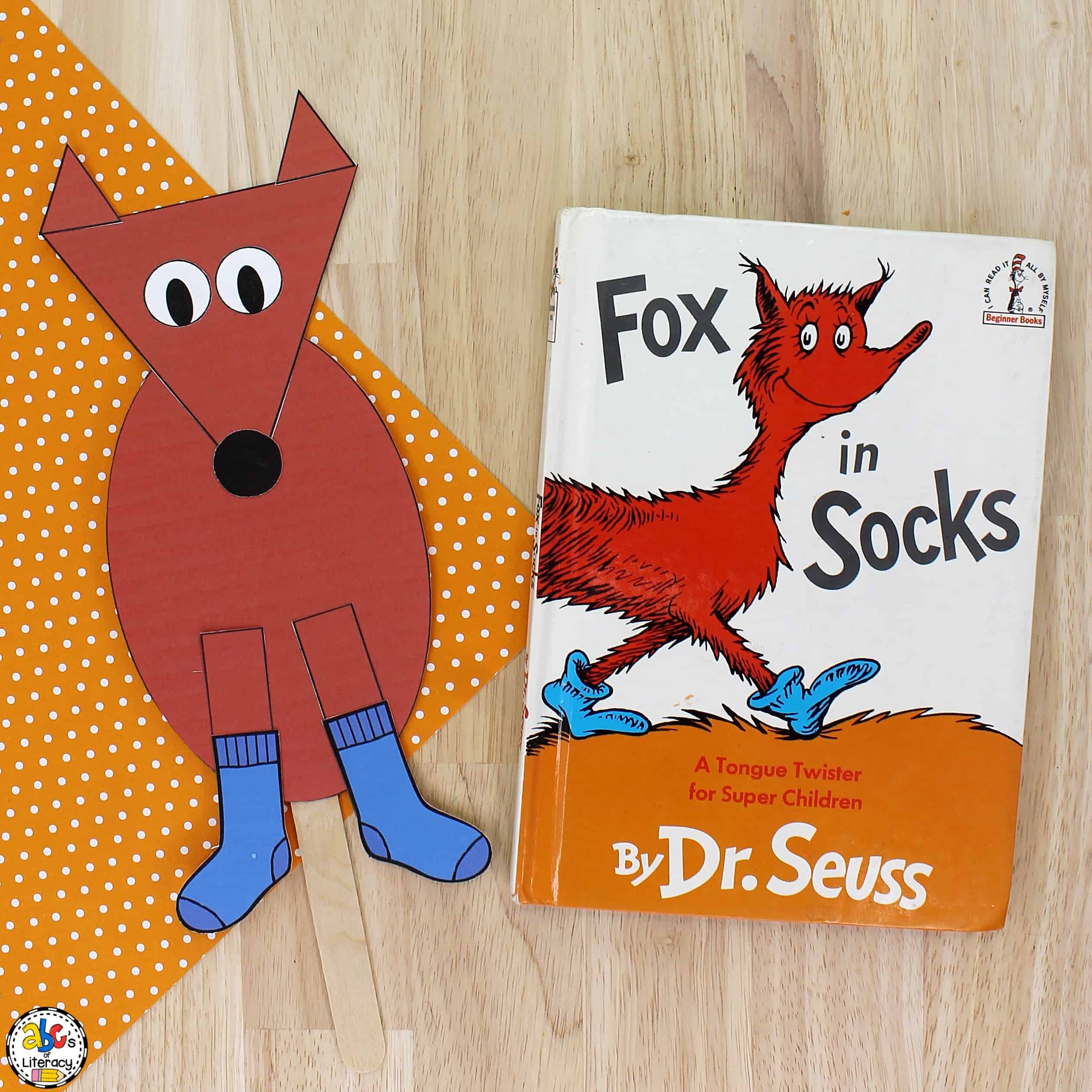 Fox In Socks Printable Template