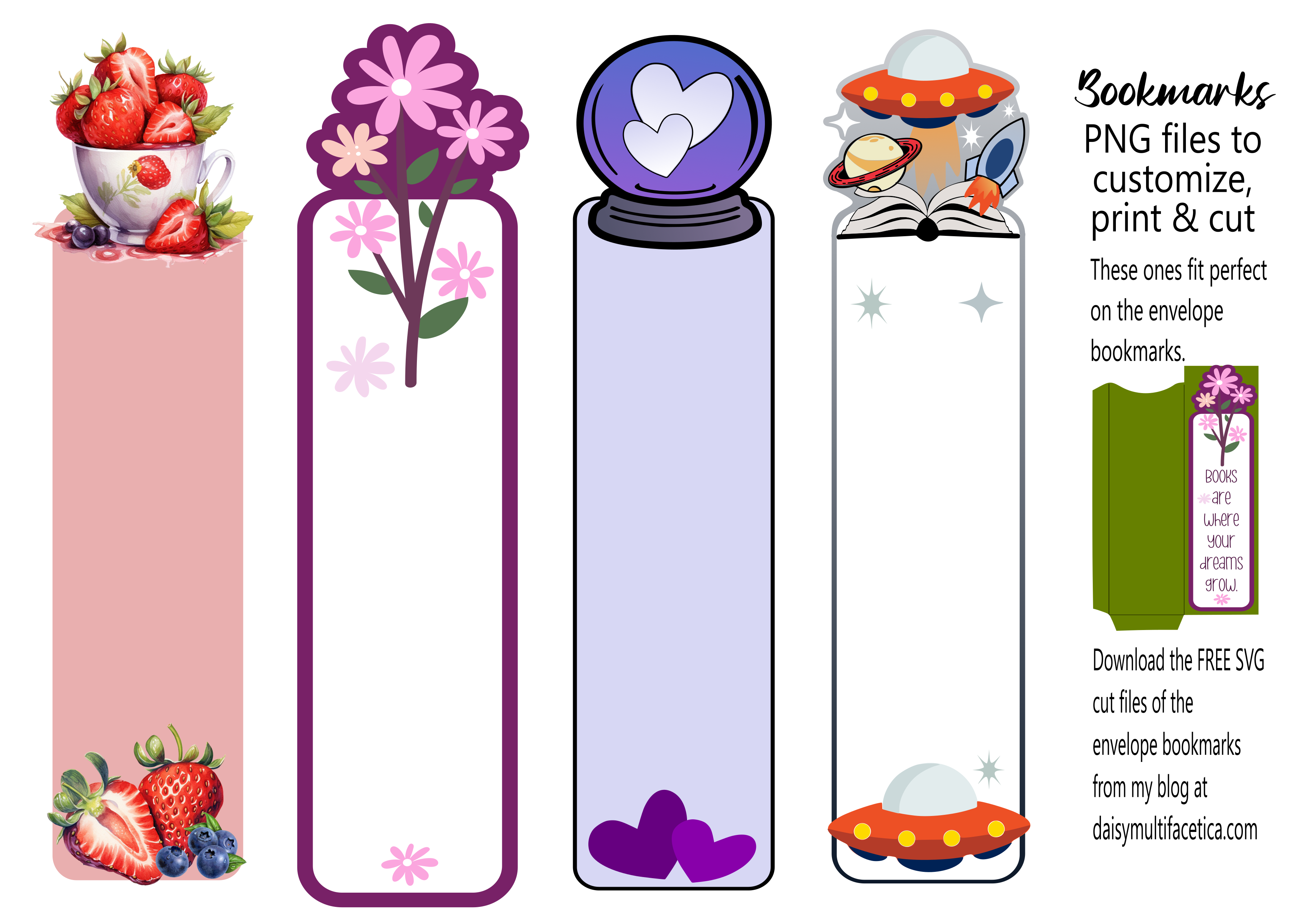 Free Printable Bookmark Templates