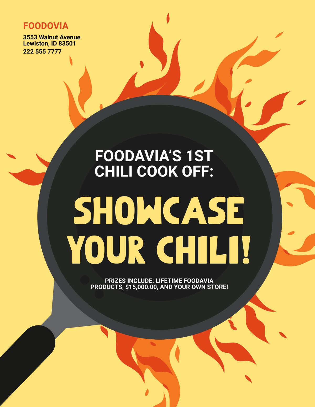 FREE Chili Cook Off Flyer Templates Examples Edit Online Download Template