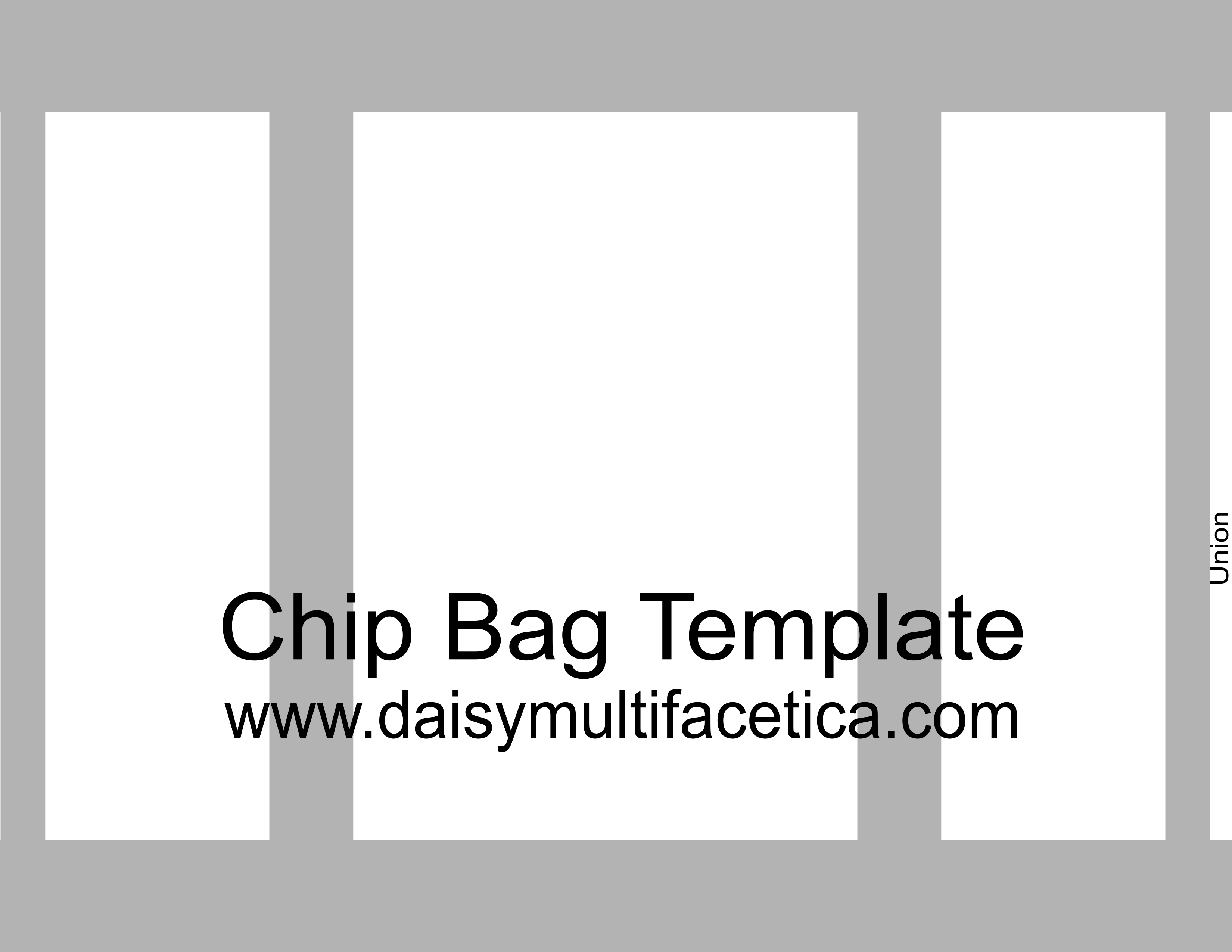 Free Template Printable Chip Bag Template