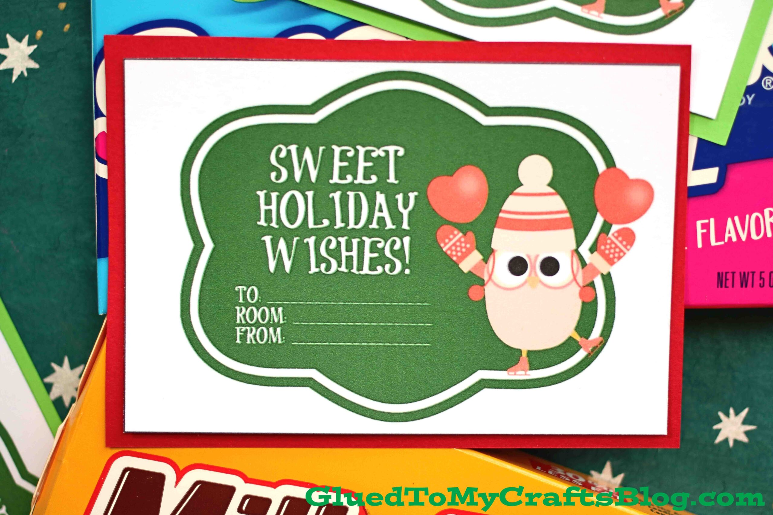 Free Printable Christmas Candy Gram Template