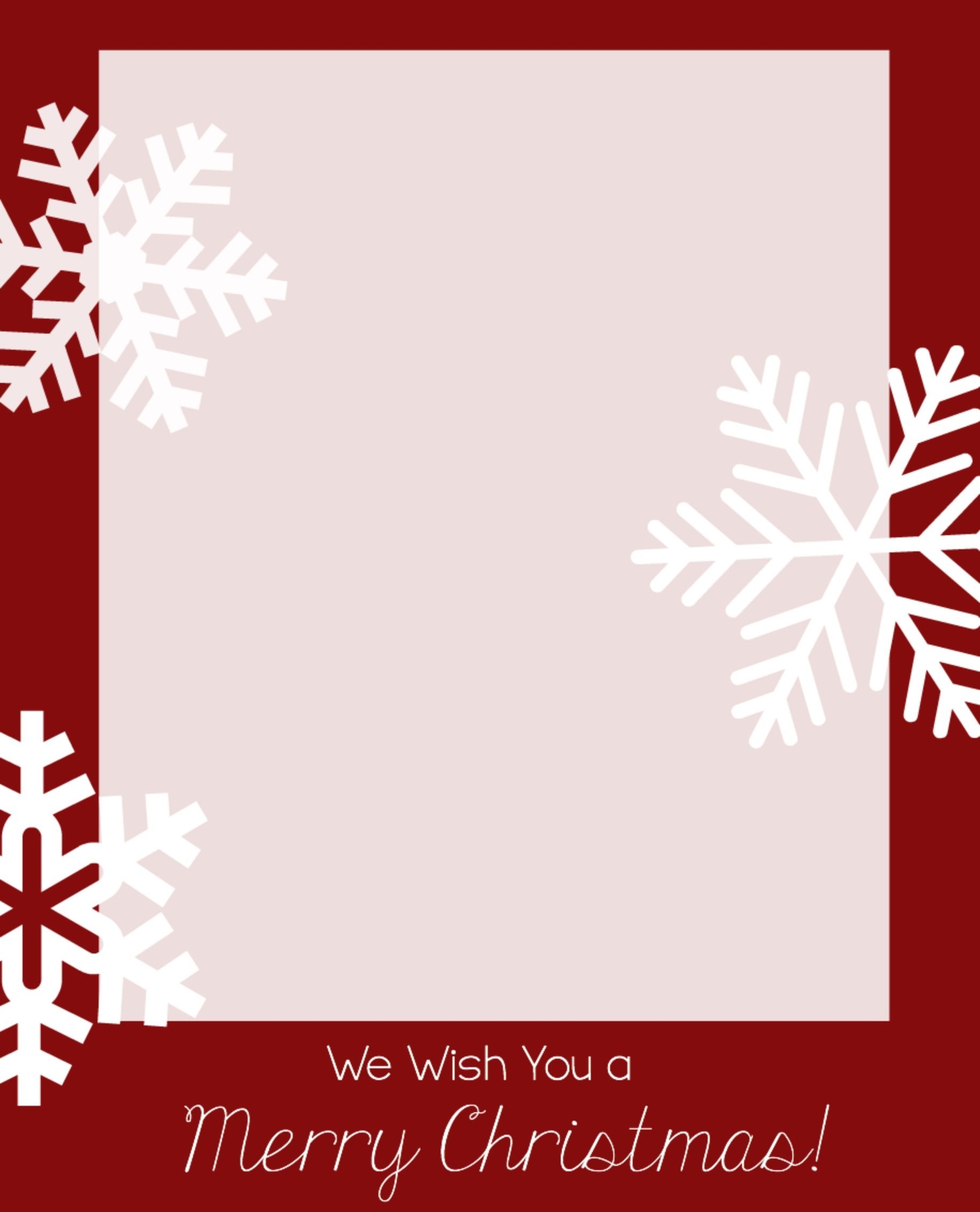 Printable Christmas Cards Templates
