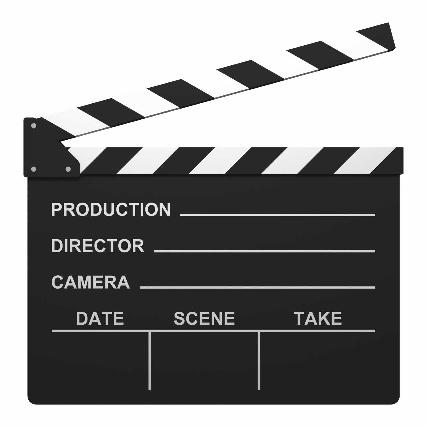 Printable Clapper Board Template