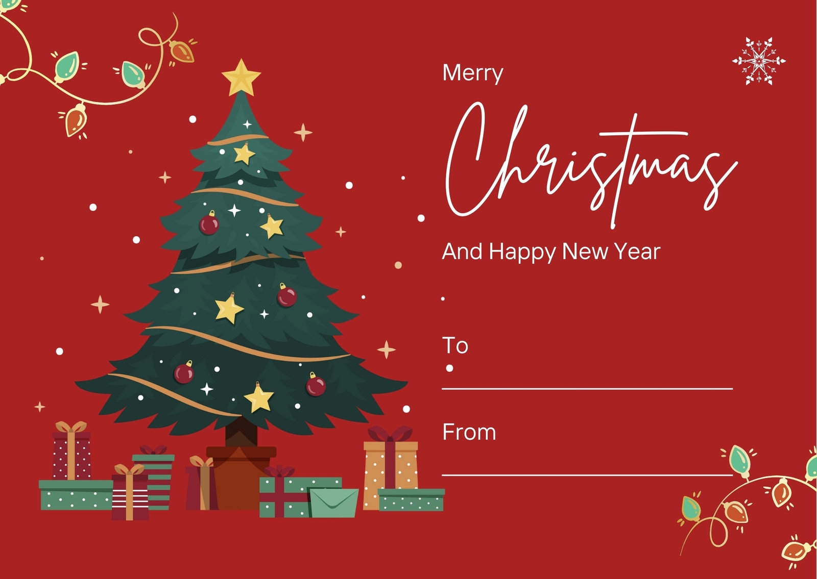 Free Custom Printable Christmas Card Templates Canva
