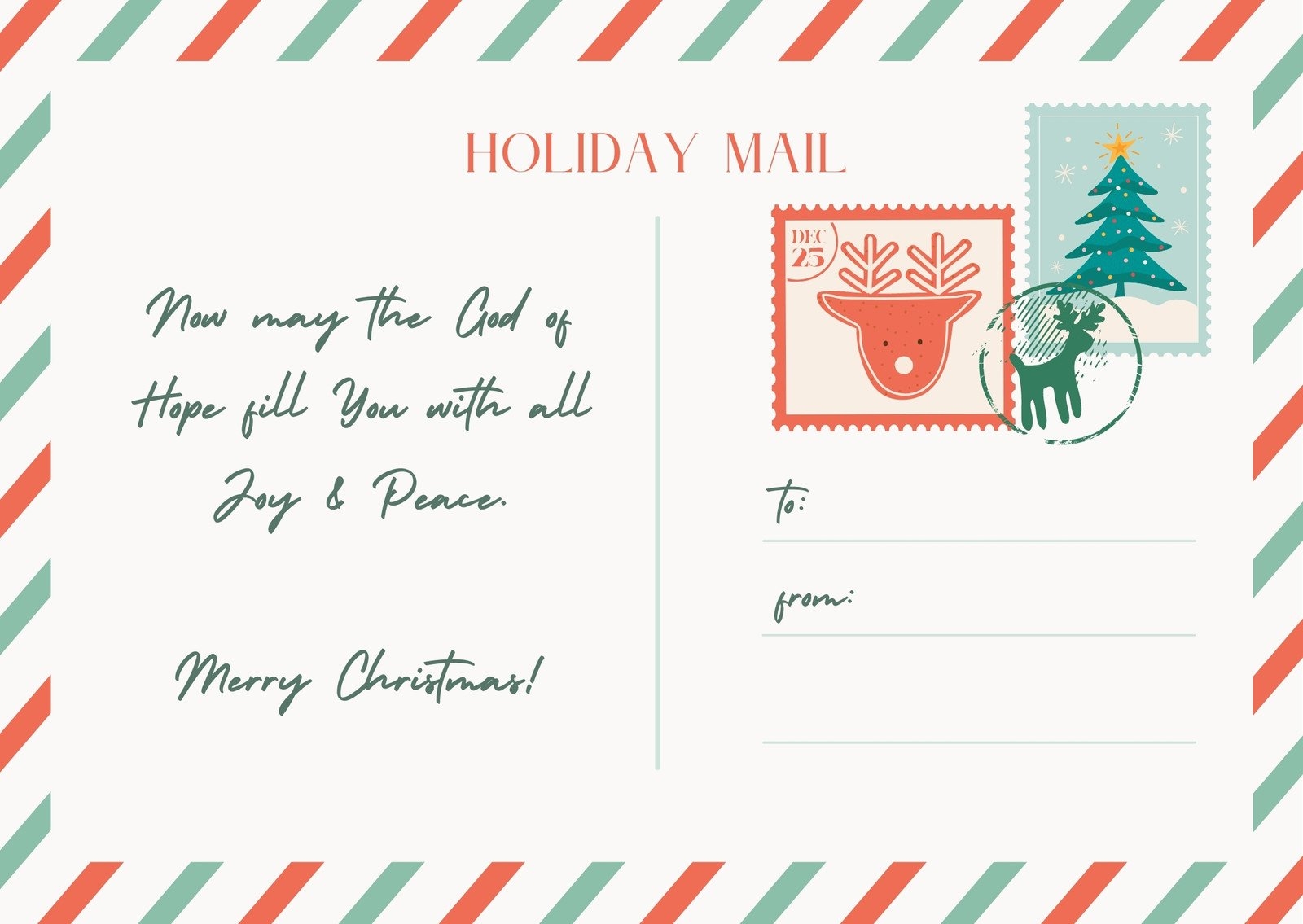 Free Custom Printable Christmas Card Templates Canva