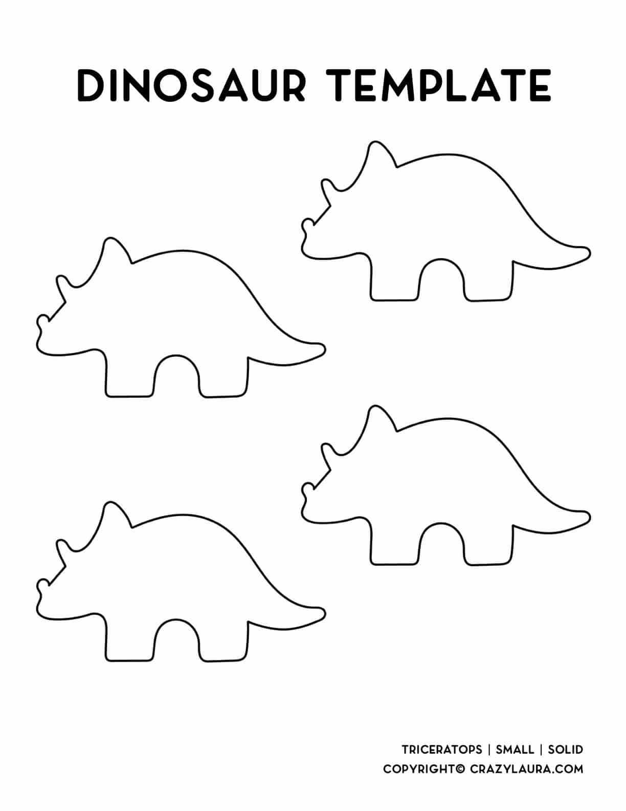 Free Dinosaur Template Printable Stencil Dinosaur Template Dinosaur Outline Dinosaur