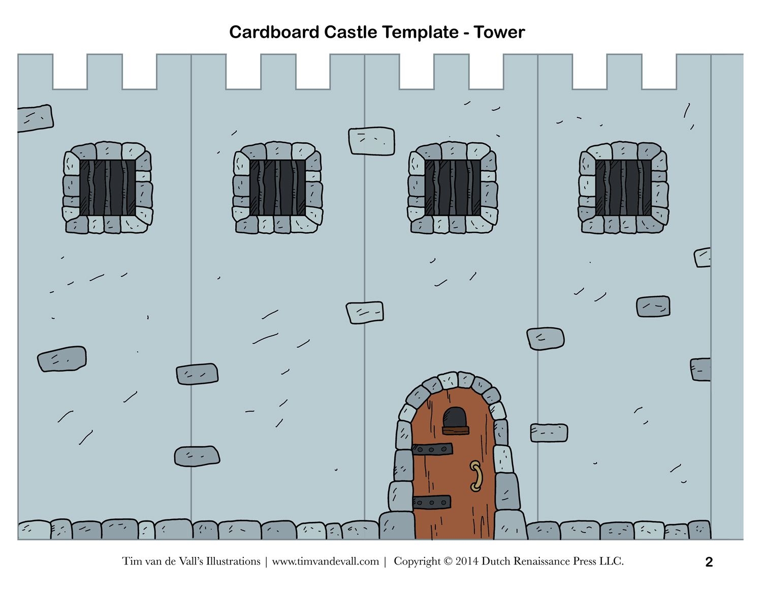 Free DIY Cardboard Castle For Kids Build Your Own Cardboard Castle Cardboard Castle Castle Crafts Paper Castle