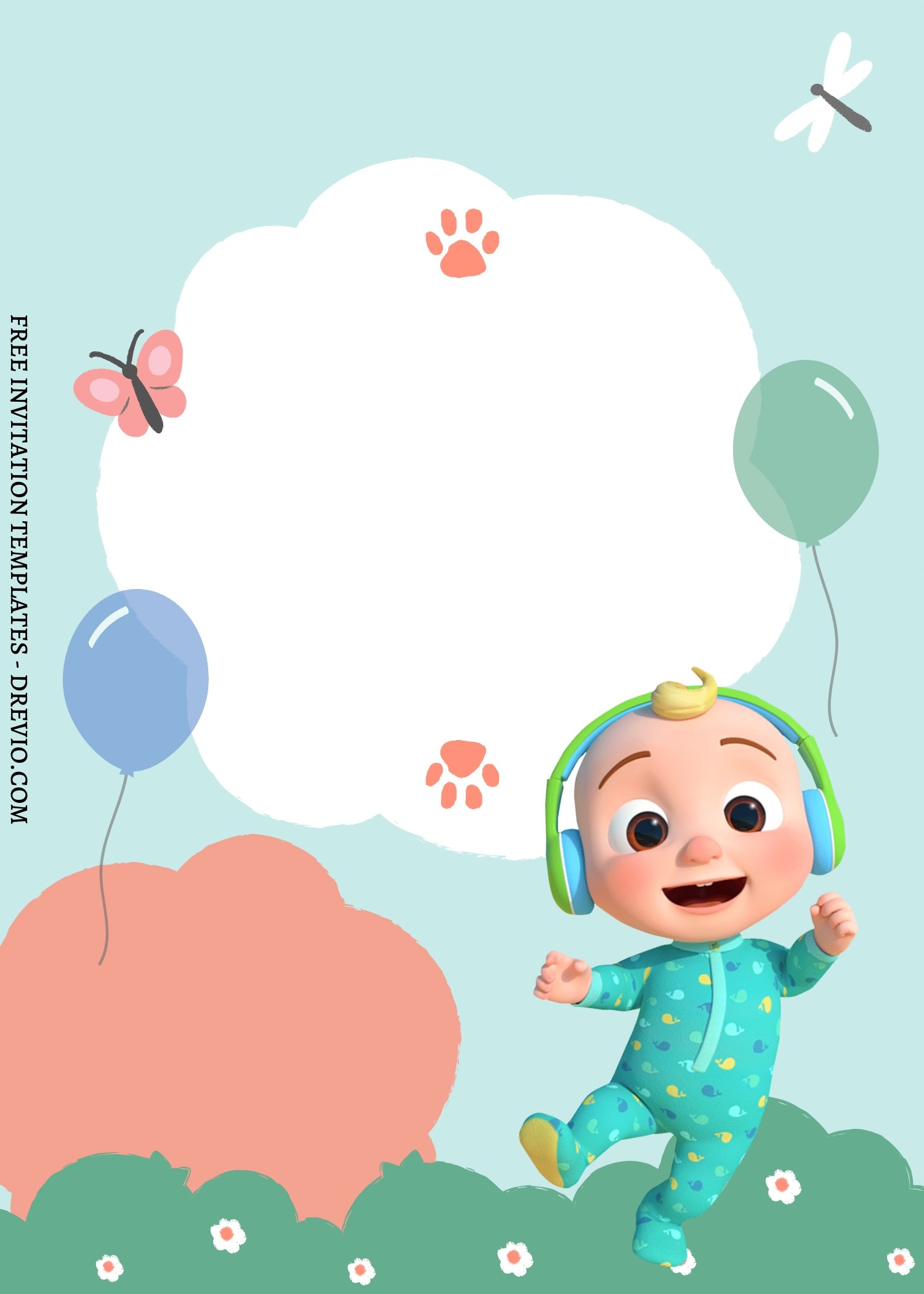 FREE EDITABLE 9 Cute Cocomelon Canva Birthday Invitation Templates Download Hundreds FREE PRINTABLE Birthday Invitation Templates