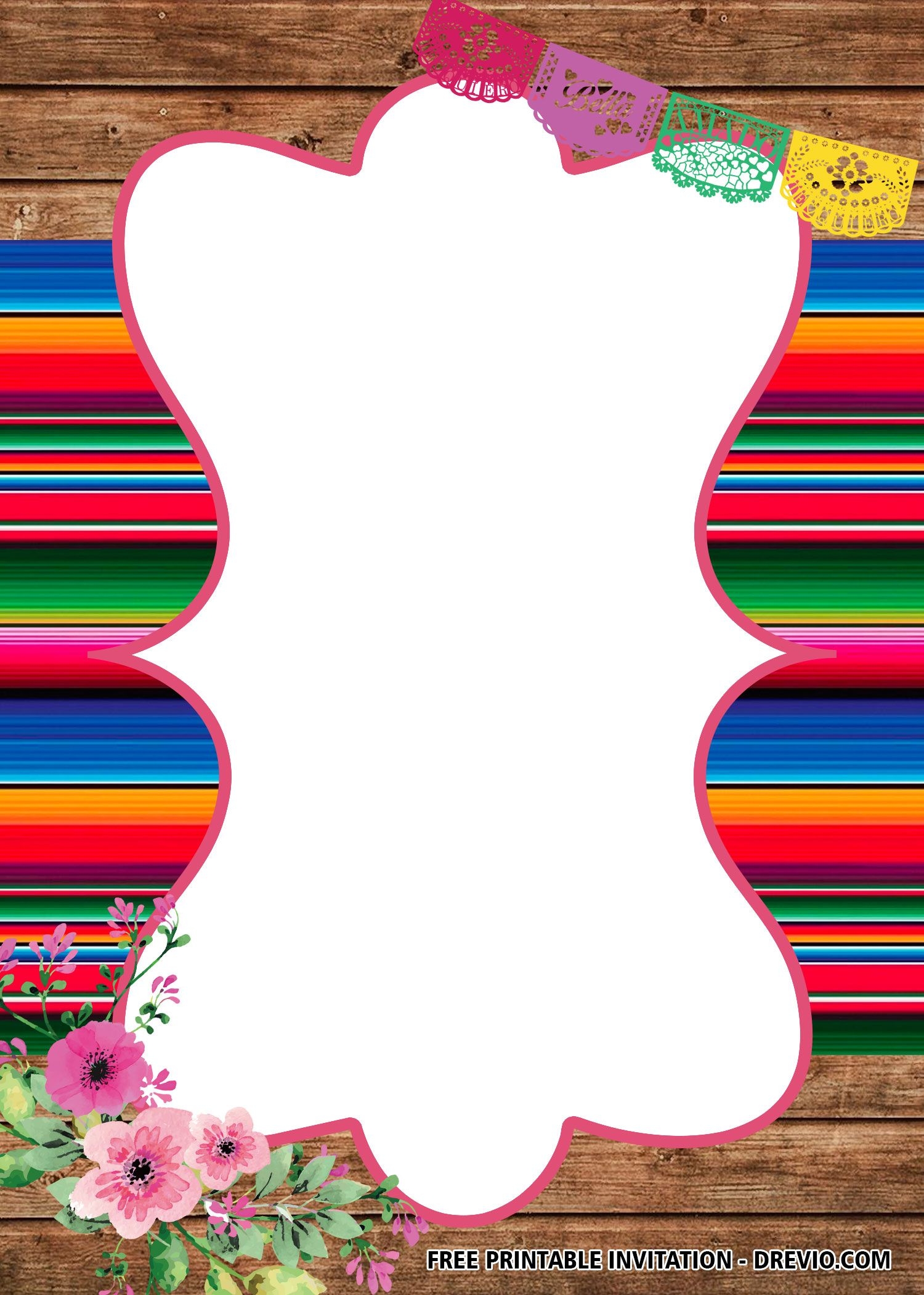 FREE Fiesta Baby Shower Invitation Templates Fiesta Baby Shower Invitations Fiesta Birthday Invitations Printable Birthday Invitations