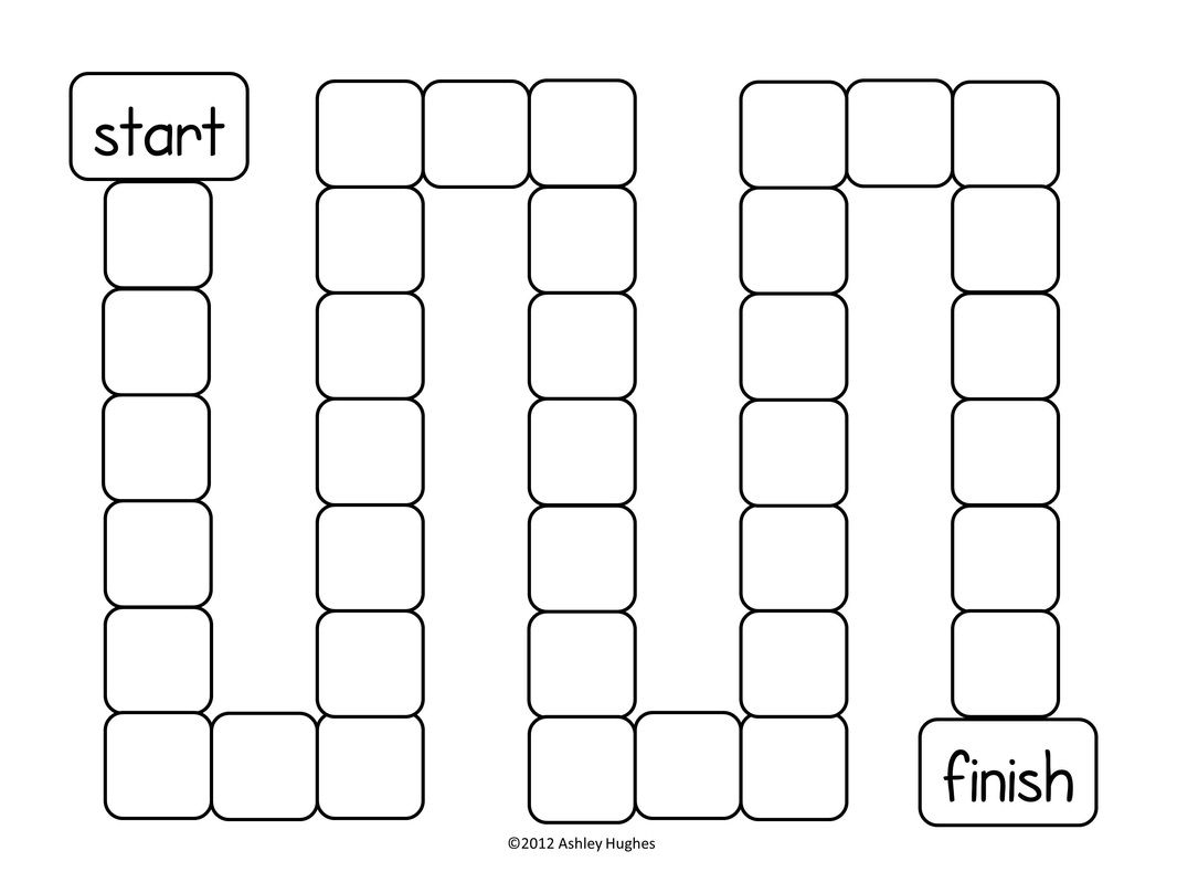 Game Board Template Free Printable