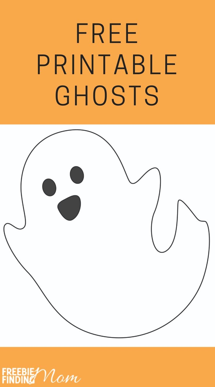 Free Ghost Printables 5 Options Freebie Finding Mom Ghost Template Halloween Printables Free Halloween Templates