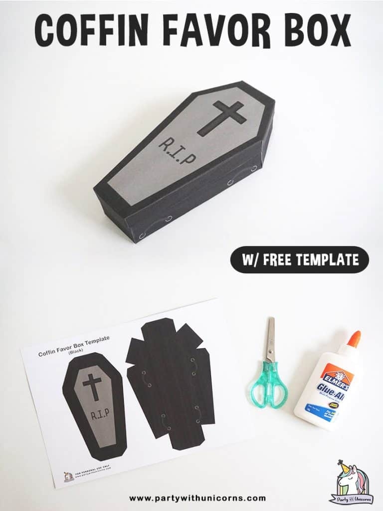 Printable Coffin Box Templates