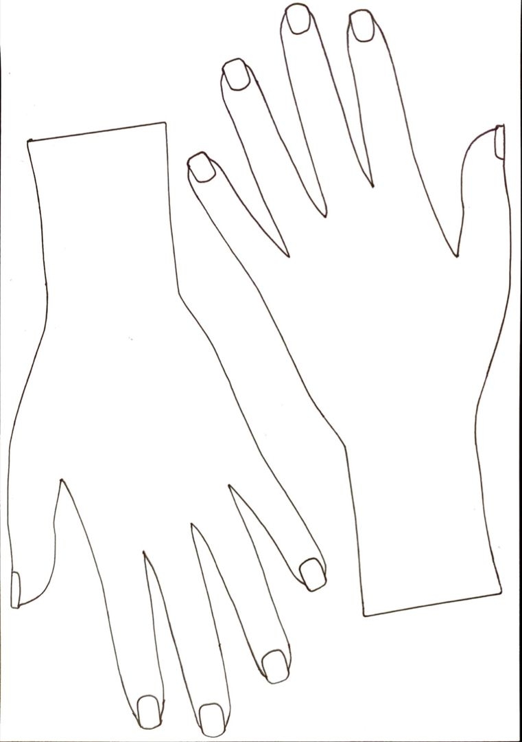 Free Hand Template For Henna Artists Henna Design Printable Mehndi Designs Bridal Hands Beginner Henna Designs