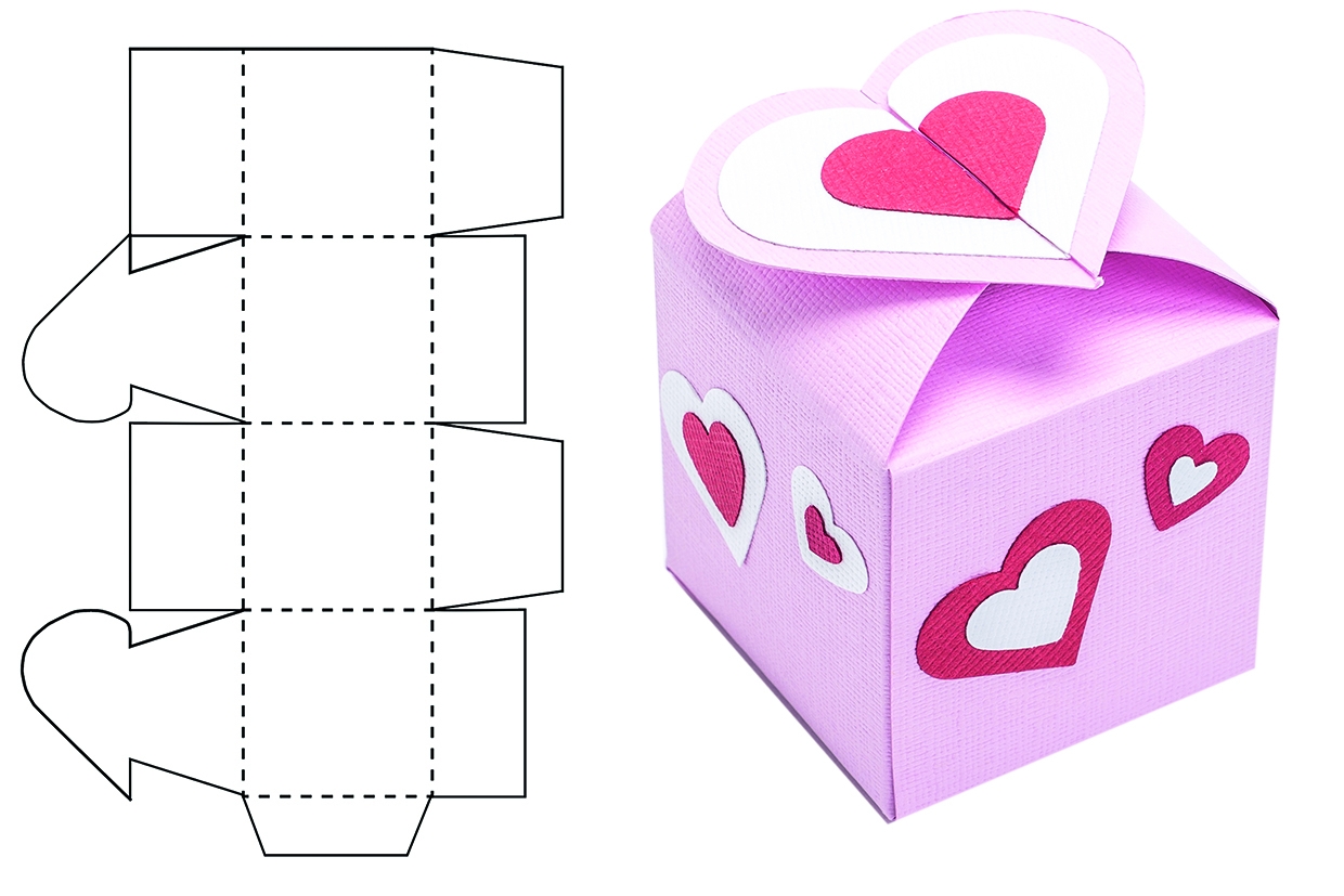 Free Heart Template Printable Gathered