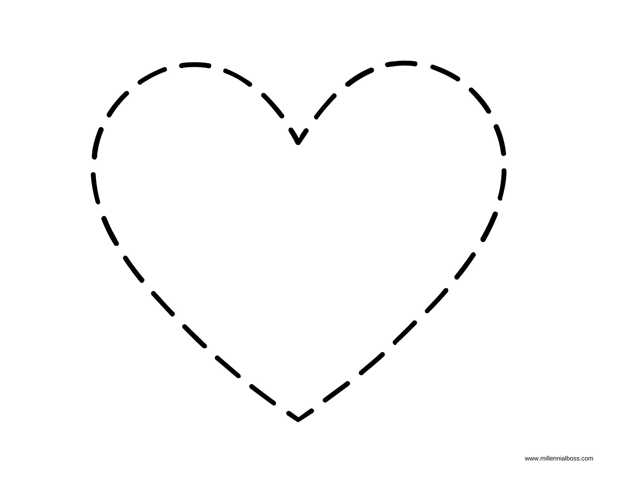 Free Printable Heart Templates