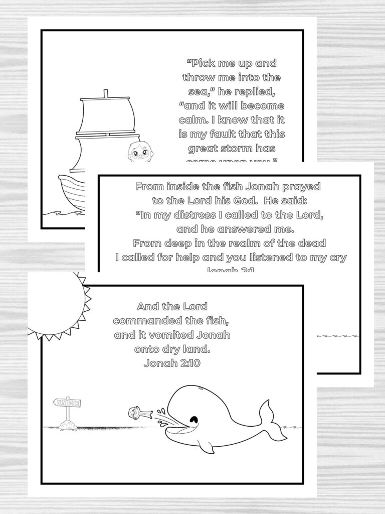 Free Printable Jonah And The Whale Craft Template