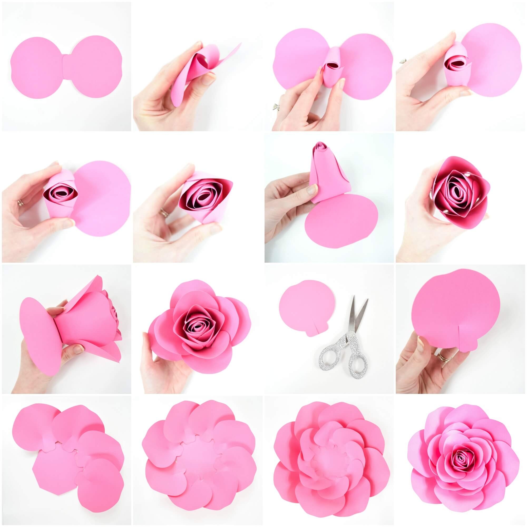 Free Paper Flower Templates Printable