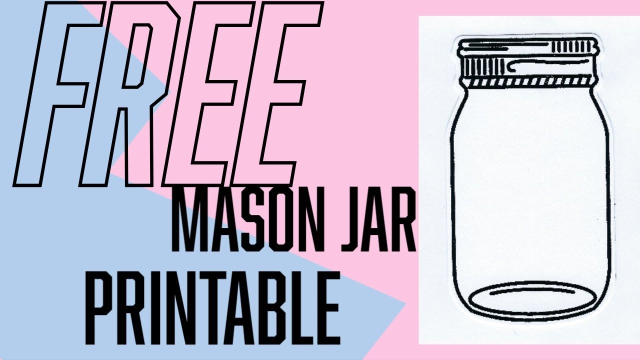 Free Printable Jar Template