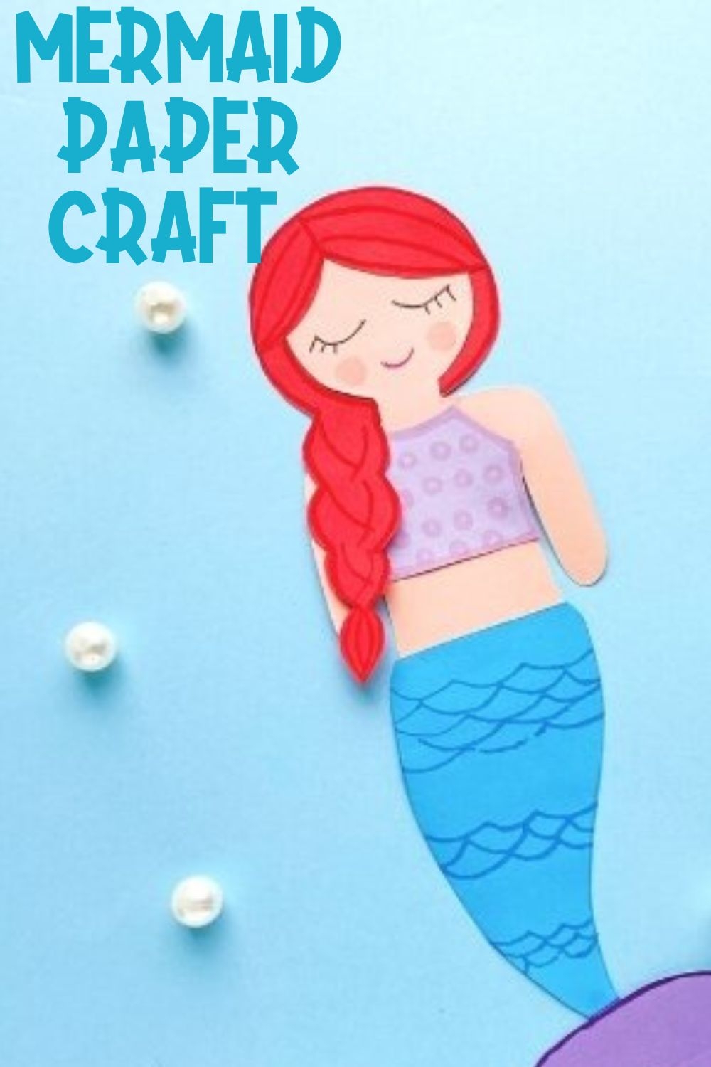 Free Printable Mermaid Template