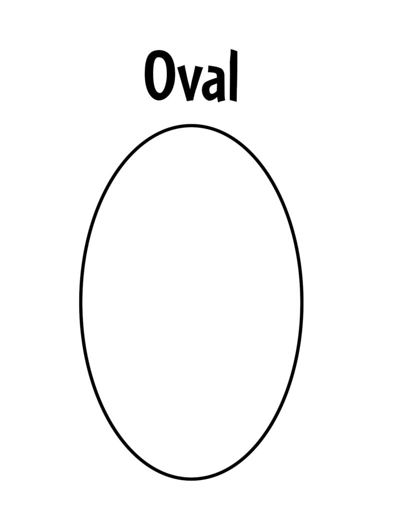 Free Oval Worksheets For Preschool The Hollydog Blog