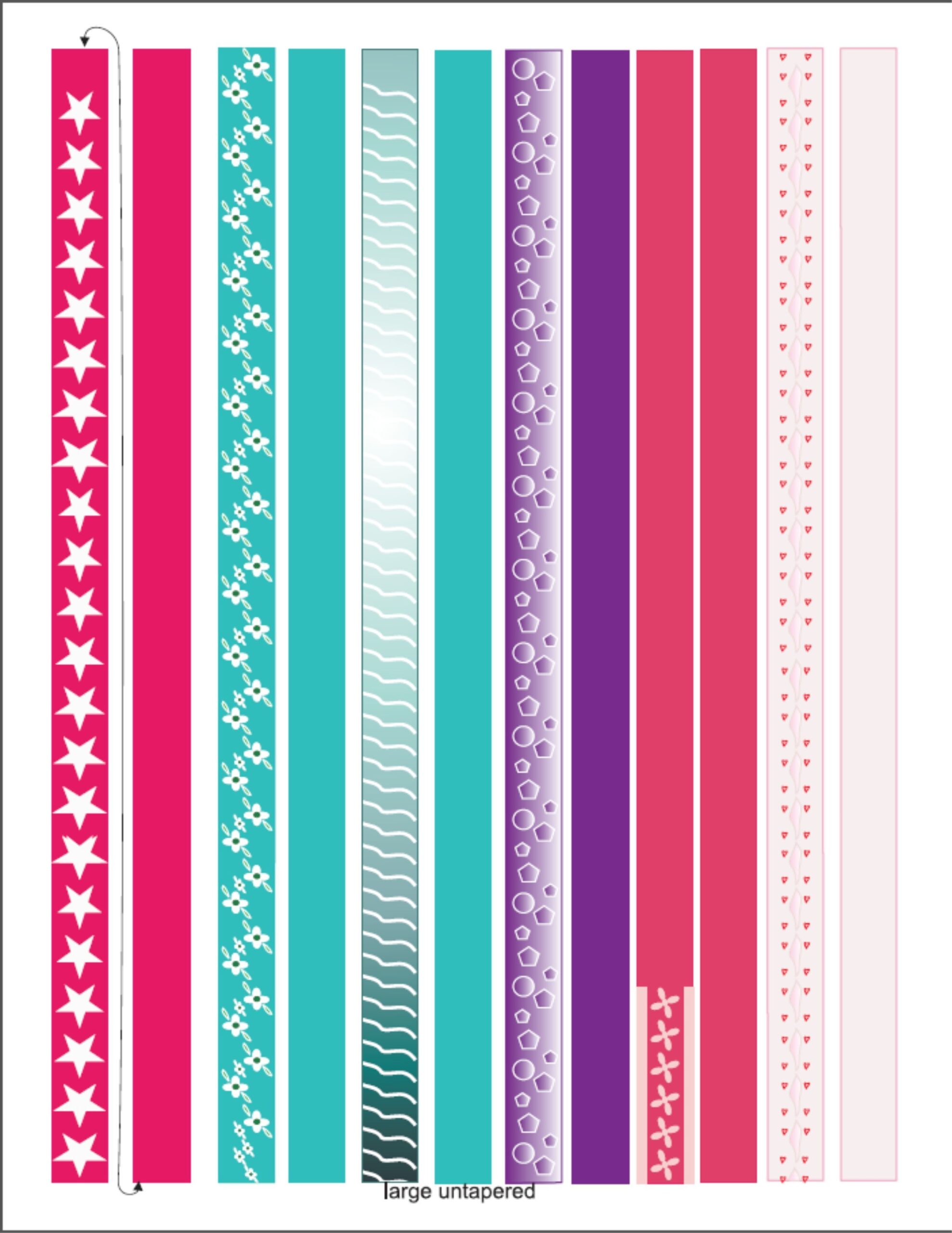Free Pandora Paper Bead Templates DIY Craft