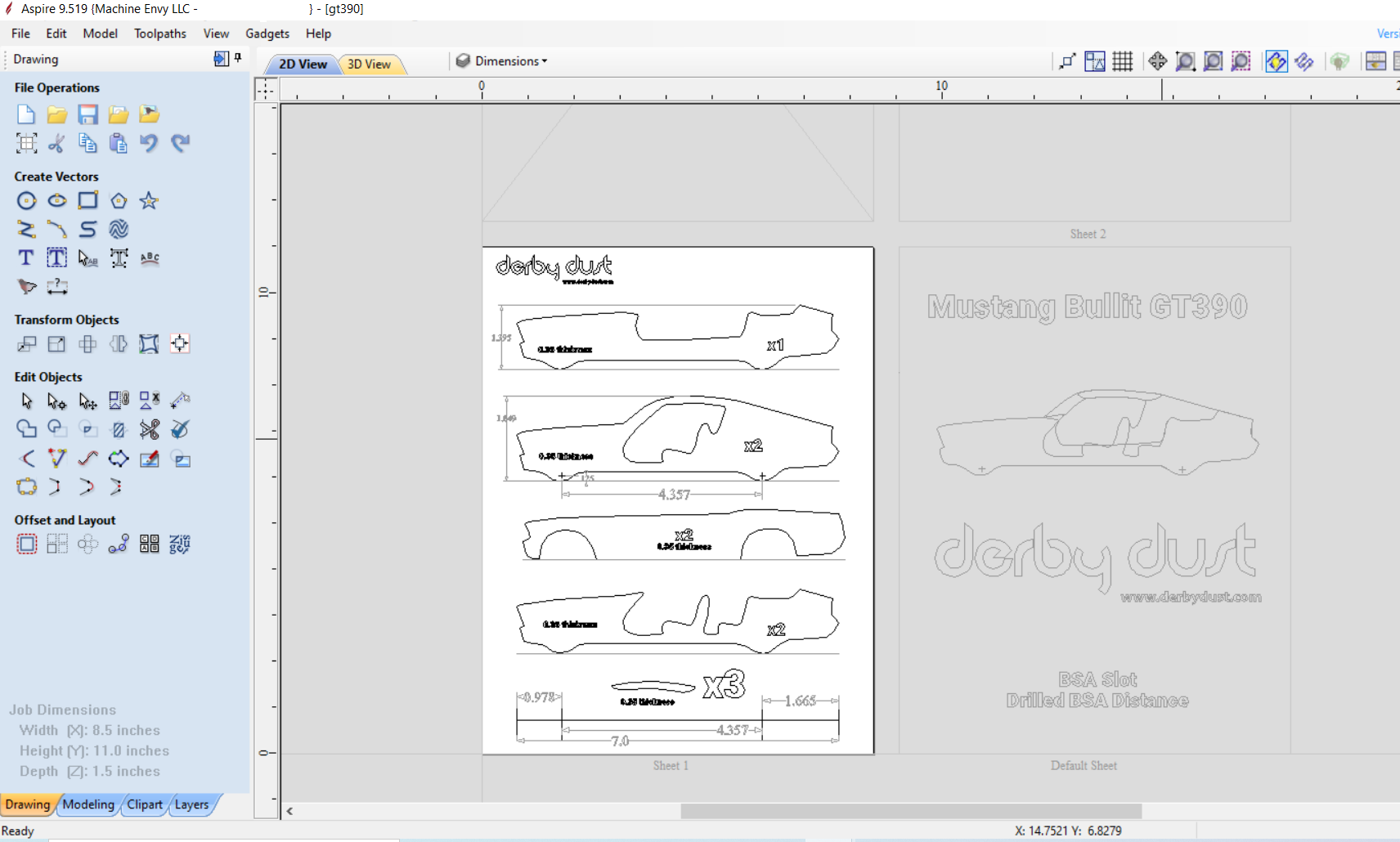 Pinewood Derby Template Printable
