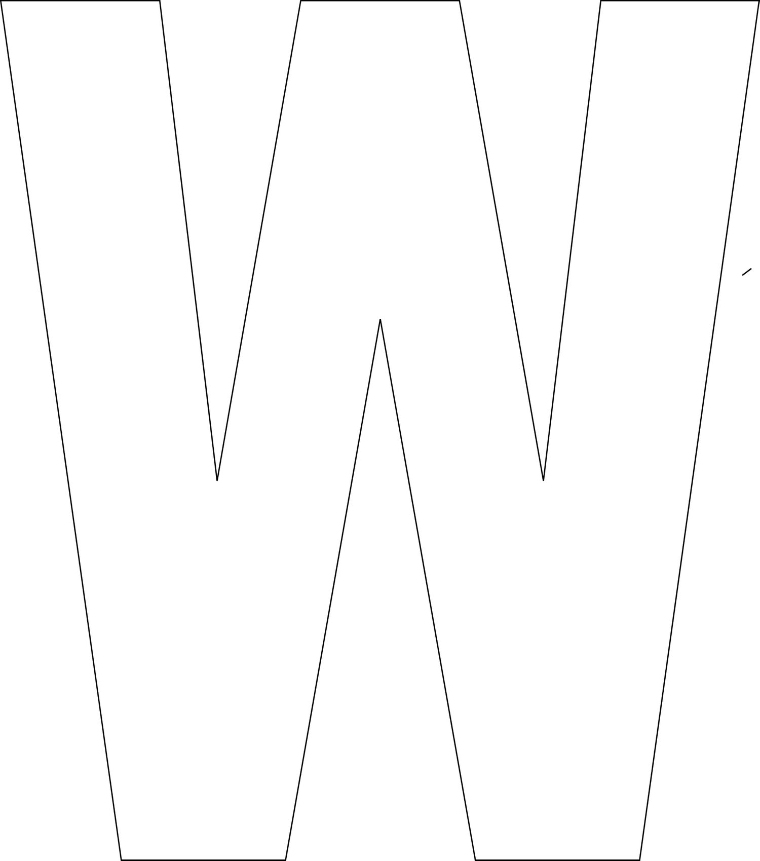 Free Printable Alphabet Template Upper Case