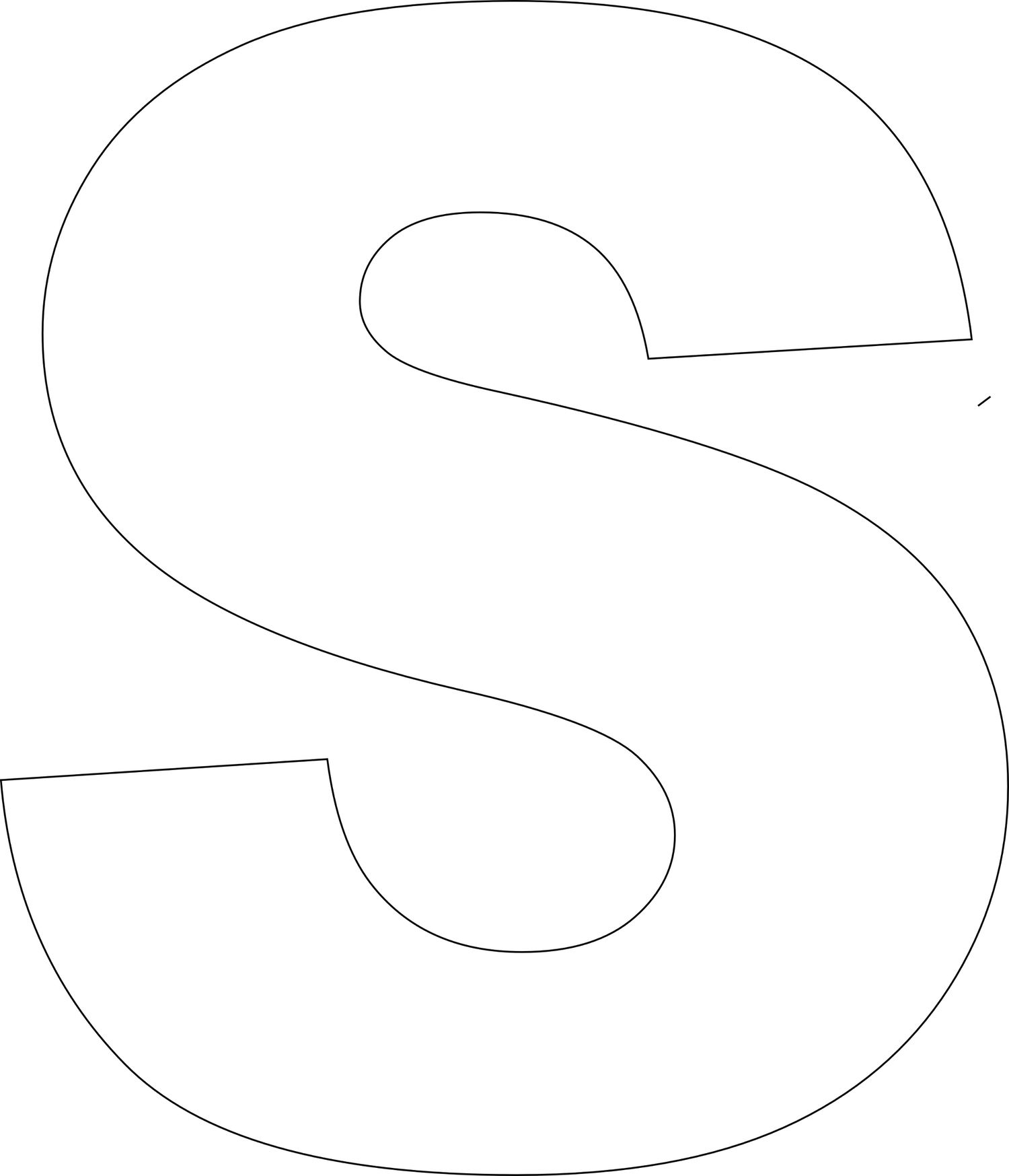 Printable Letter I Template