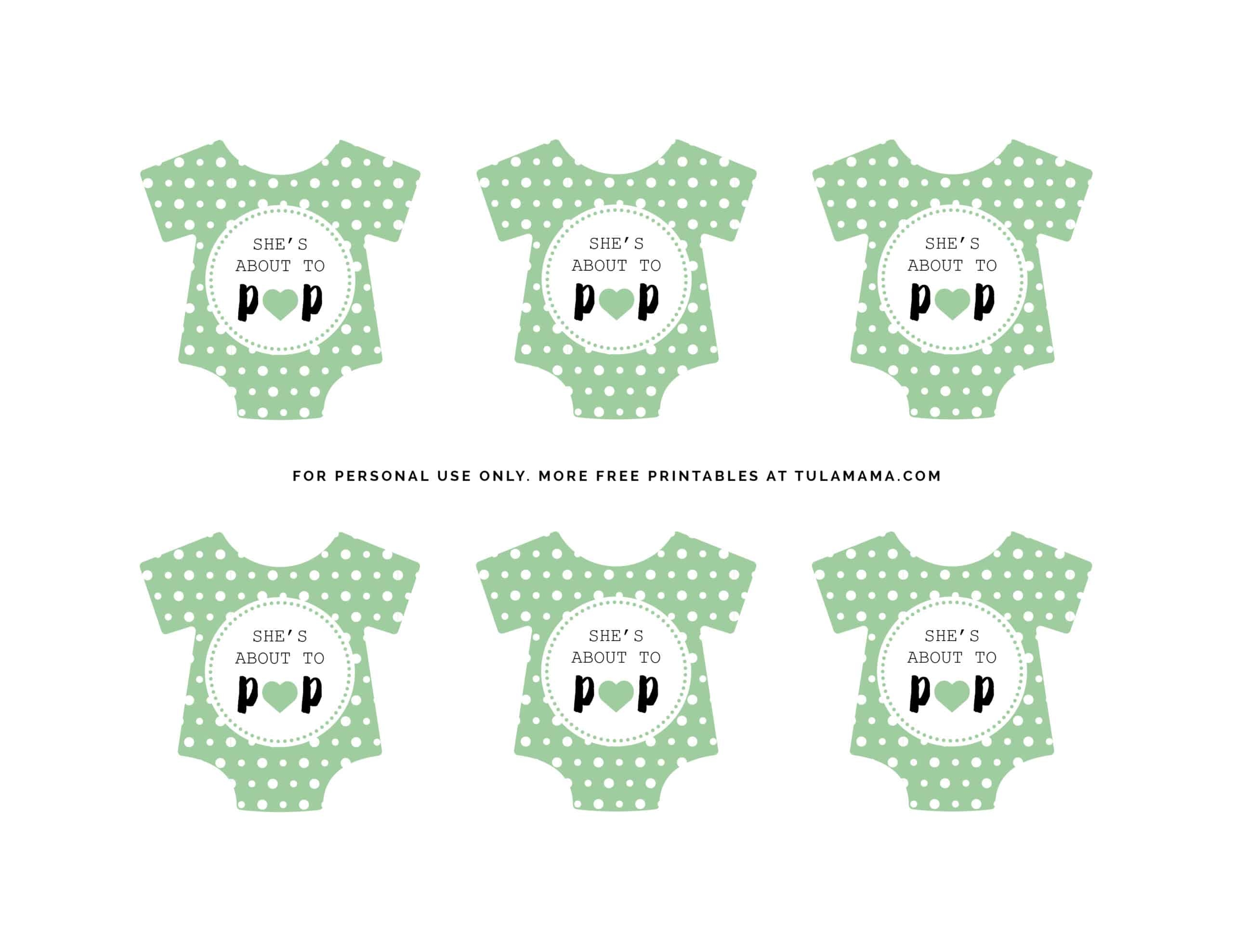 Printable Free Editable Onesie Template
