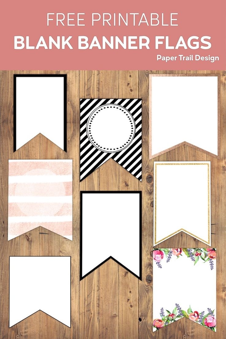 Free Printable Banner Templates Blank Banners Paper Trail Design Free Printable Banner Blank Banner Printable Banner Template