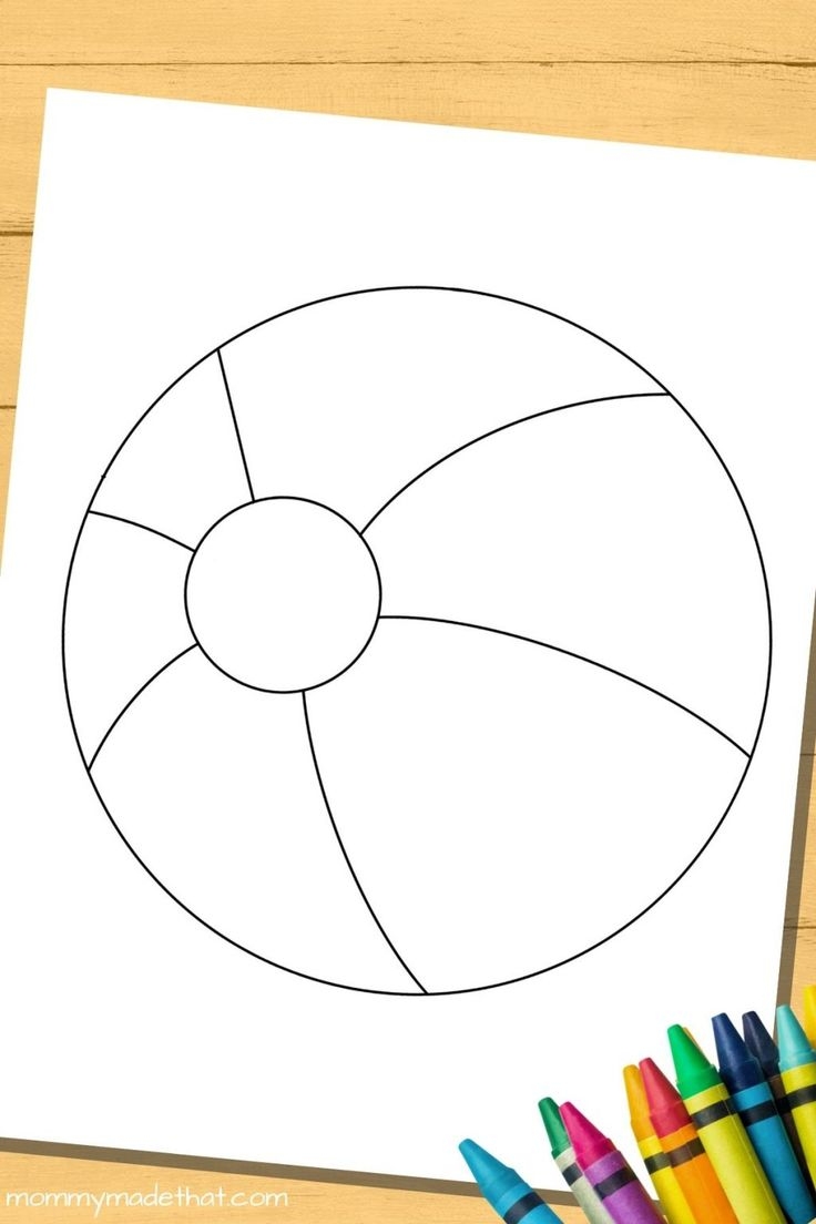 Free Printable Beach Ball Templates And Coloring Pages In 2023 Summer Coloring Pages Beach Ball Crafts Coloring Pages