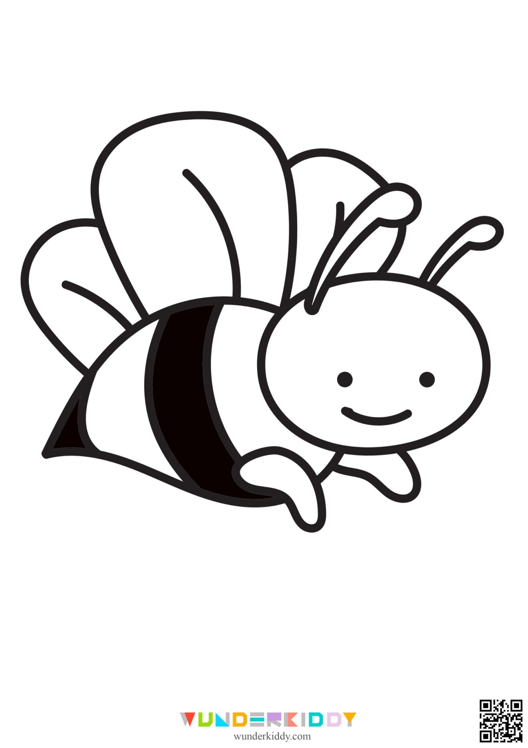 Free Printable Bumble Bee Template