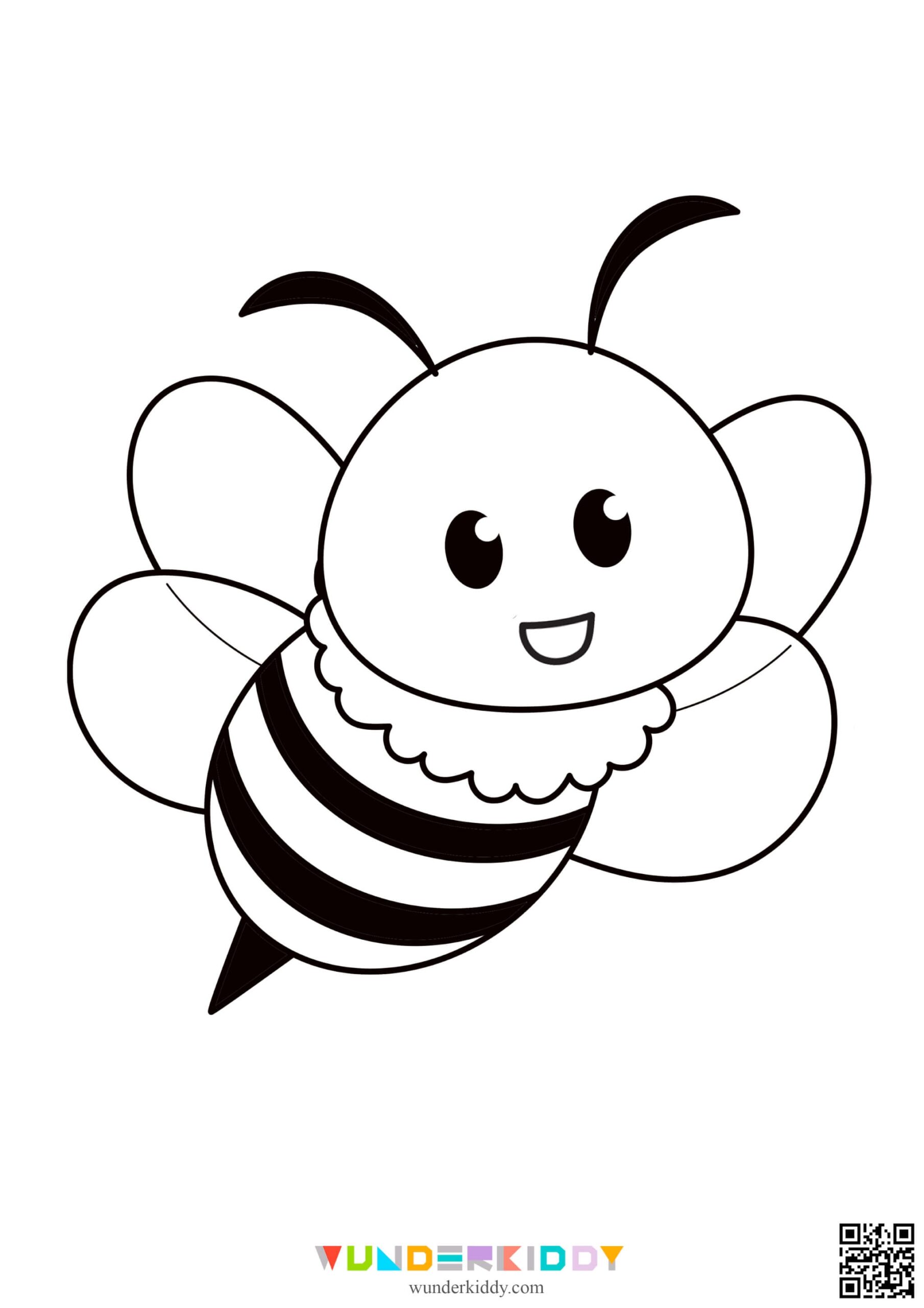 Bee Template Free Printable