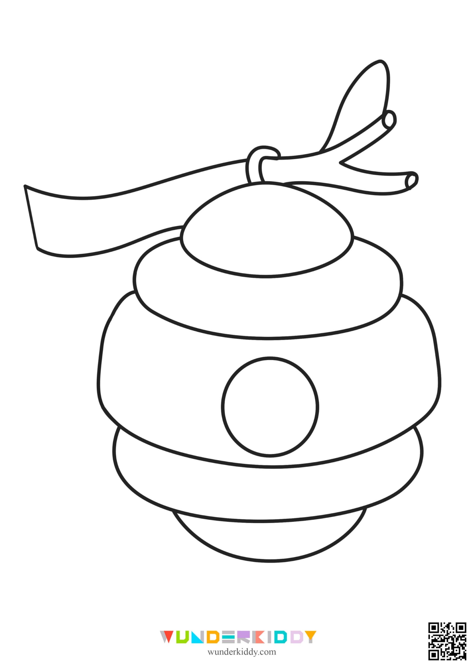 Printable Bee Hive Template