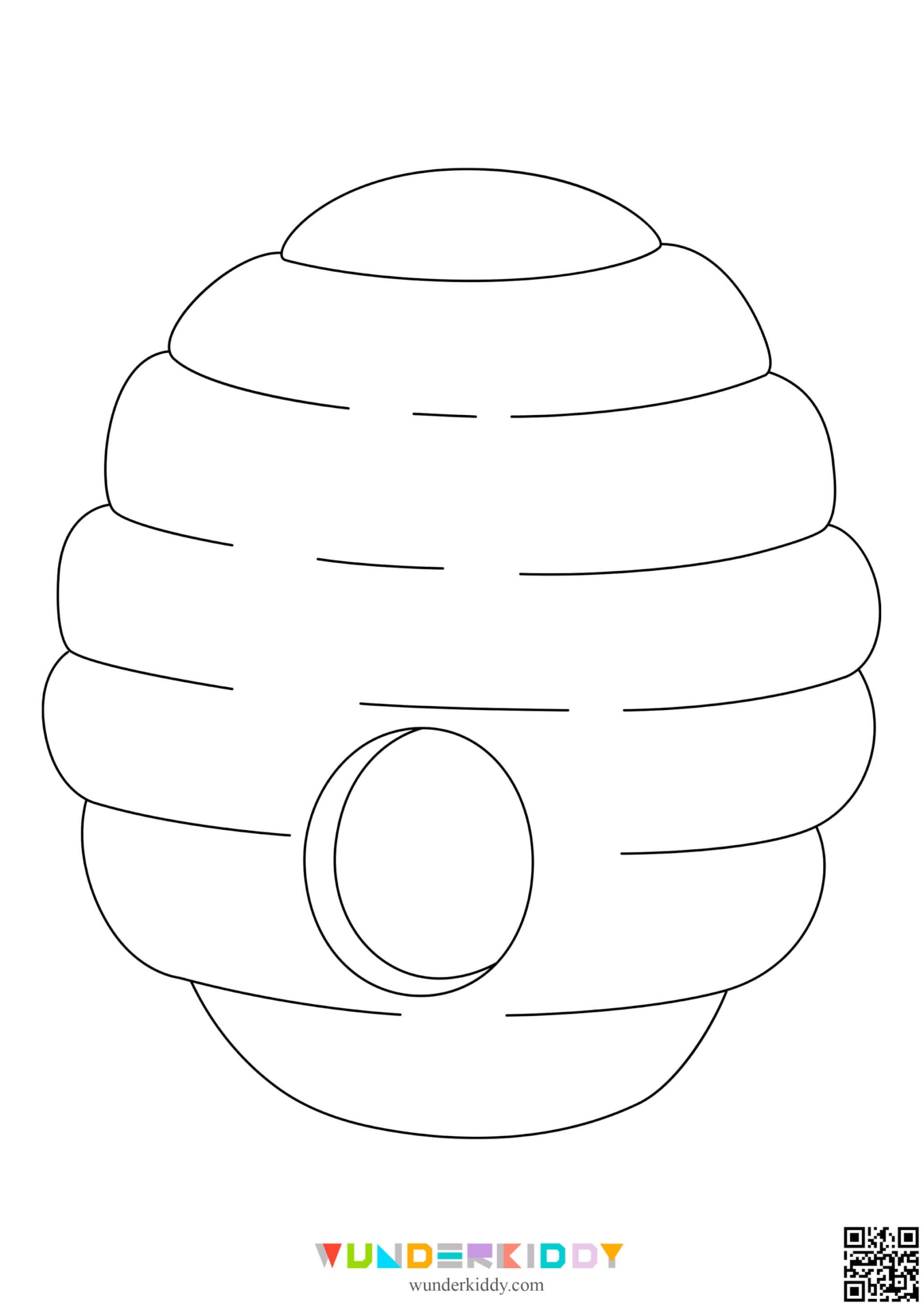 Bee Hive Template Printable