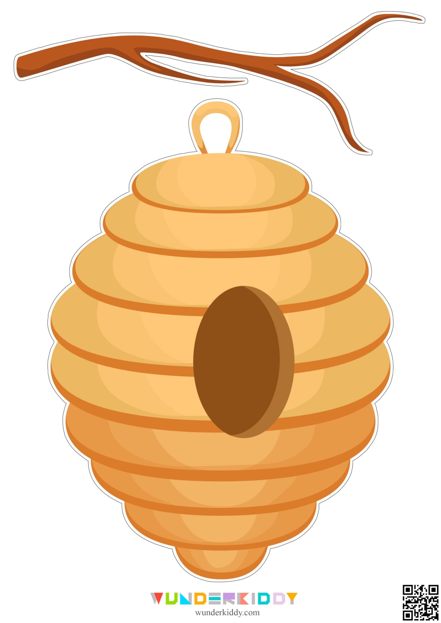 Bee Hive Template Printable