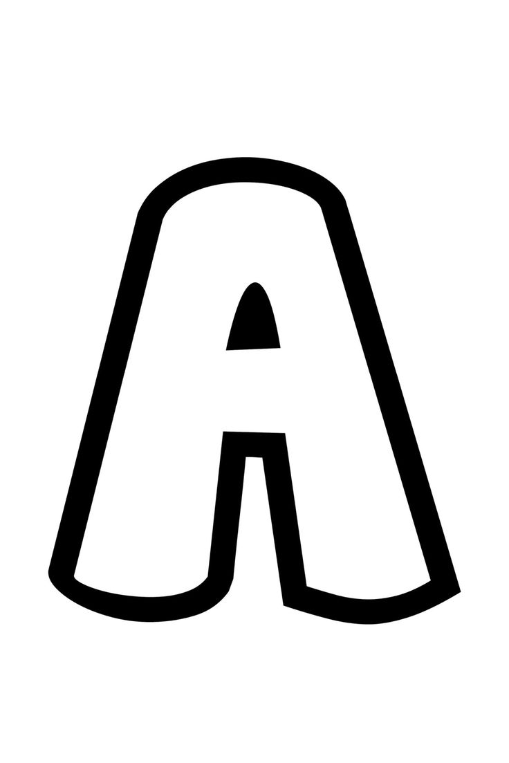 Free Printable Bubble Letter Stencils Bubble Letter A Stencil Bubble Letters Free Printable Alphabet Letters Letter Templates Free