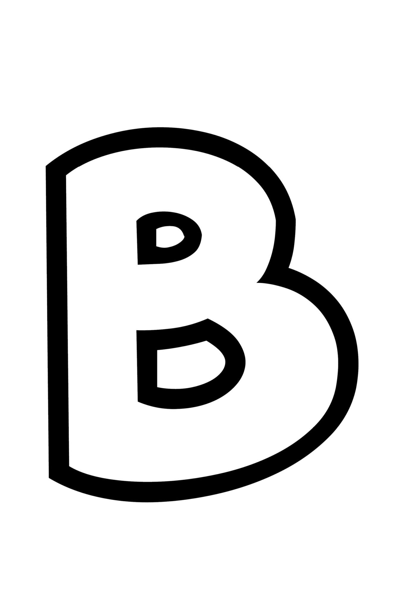 Free Printable Bubble Letter Stencils Bubble Letter B Stencil Free Printable Letter Stencils Bubble Letters Alphabet Free Printable Alphabet Letters