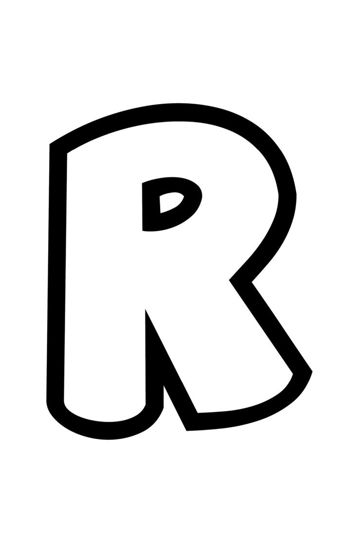 Free Printable Bubble Letter Stencils Bubble Letter R Stencil Letter Stencils Bubble Letters Bubble Letter Fonts