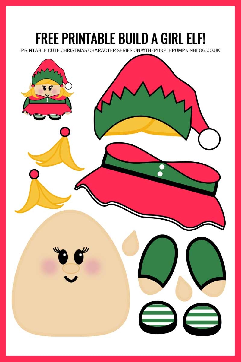 Free Printable Elf Craft Template