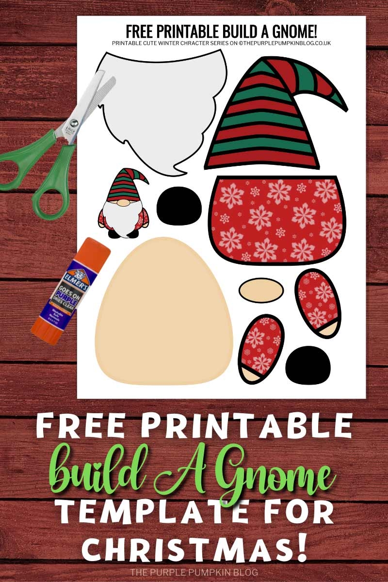 Gnome Template Free Printable