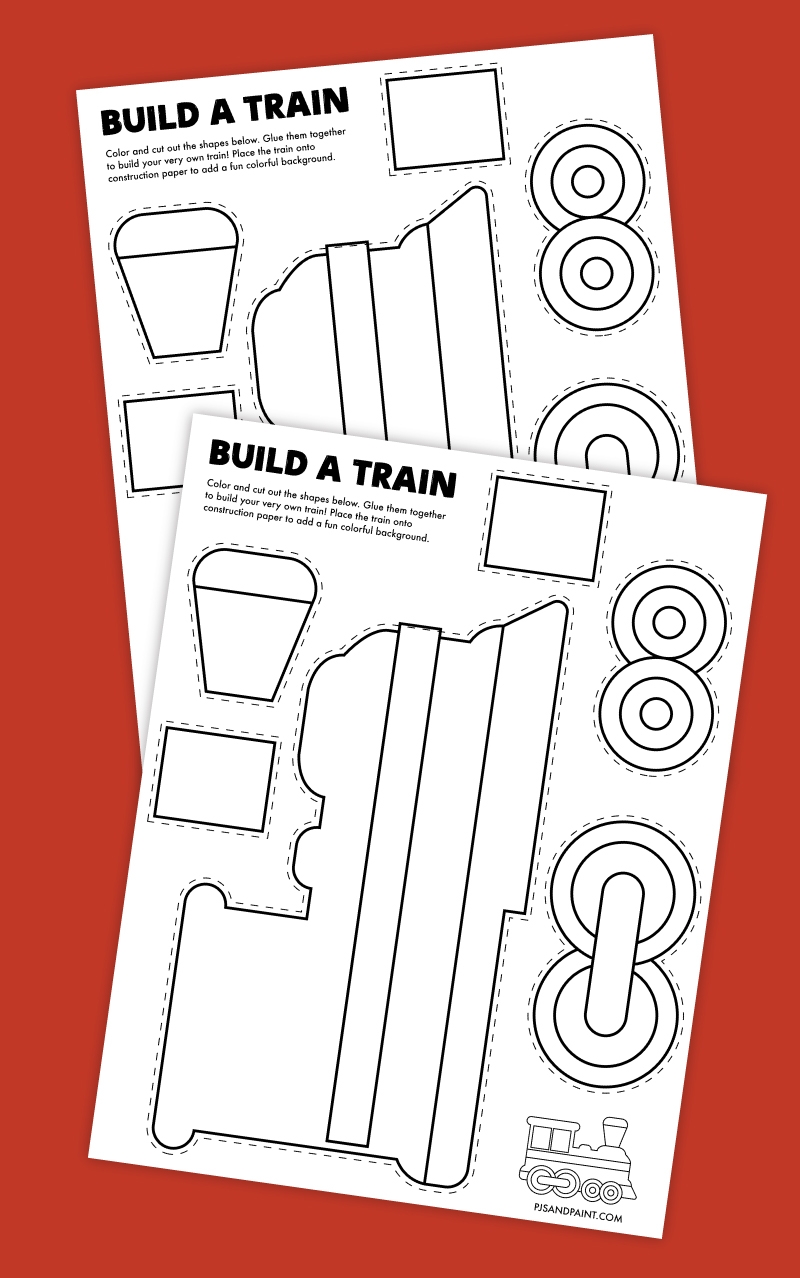 Train Template Free Printable